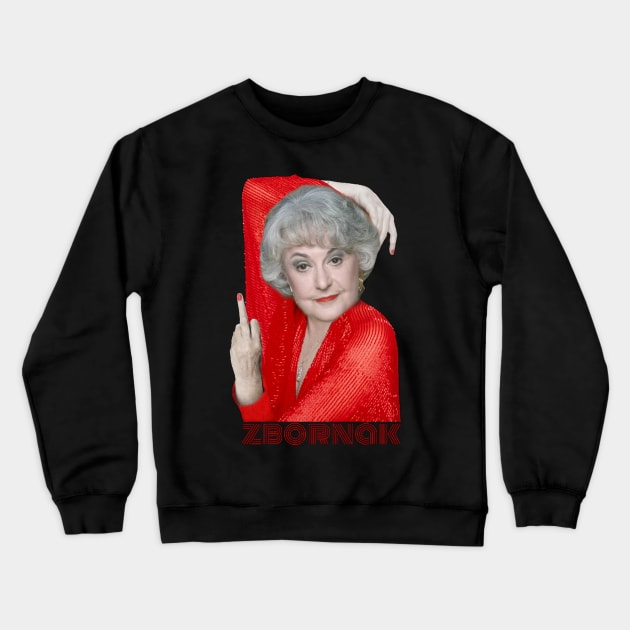 Dorothy Flips Off Crewneck Sweatshirt by Indecent Designs